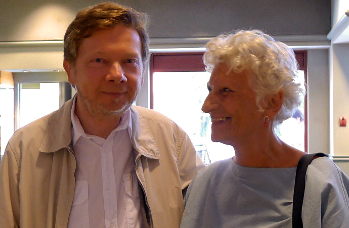 Eckhart Tolle con Marina Borruso